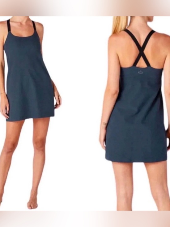 Beyond Yoga Dresses & Skirts - Beyond Yoga Navy Blue Mini Tennis Dress